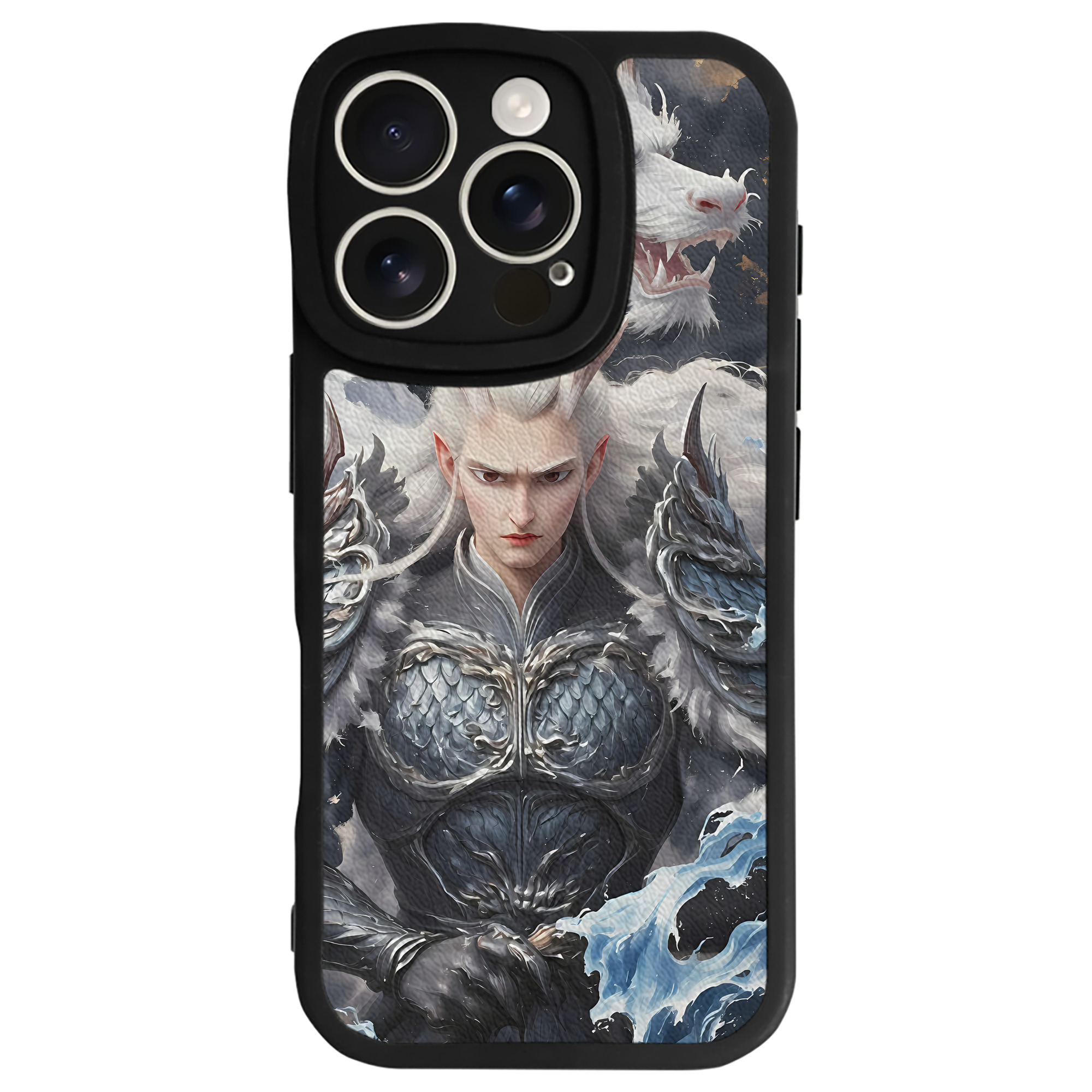 （画像用） Ne Zha 2 ナタ 魔童の大暴れ 【iPhone 16シリーズ対応】シリコンスマホケース（レザー調） 材質：シリコン